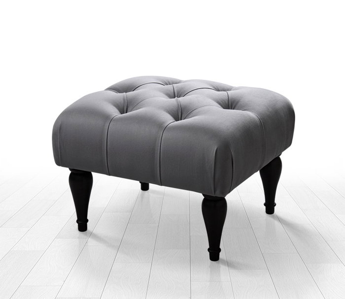Atelier Del Sofa Puf Bohemio Floral - Gris Atelier Del Sofa Puf Bohemio Floral - Gris